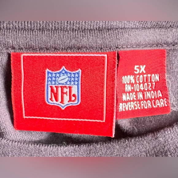 Chicago Bears NFL Big & Tall 5XL Tshirt NWOT - Picture 4 of 5